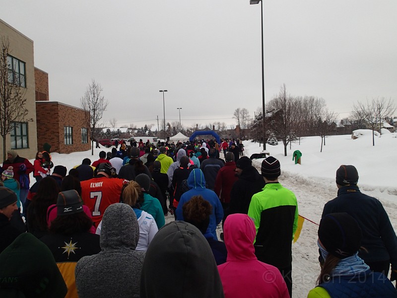2014 Super 5K 013.JPG - 2014 Super 5K in Novi Michigan. 20 degrees, snowy streets, long walks.